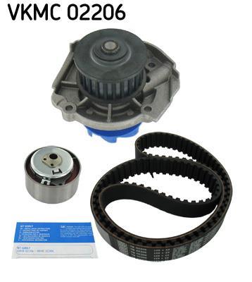 Pompe à eau + kit de courroie de distribution (Kit courroie de distribution) SKF ref. VKMC 02206